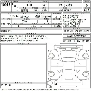 LEXUS LBX 2026