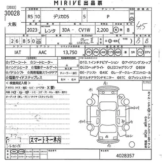 MITSUBISHI DELICA D5 2023
