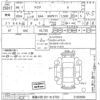 TOYOTA AQUA 2024