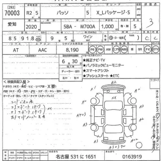 TOYOTA PASSO 2020