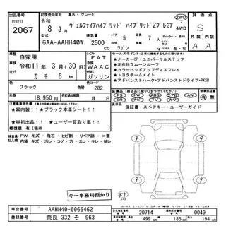 TOYOTA VELLFIRE 2026