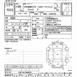 TOYOTA VITZ 2017