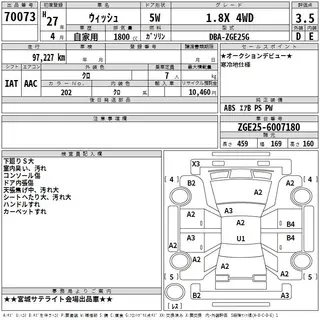 TOYOTA WISH 2015